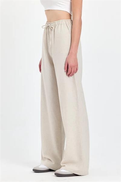 Düşük Bel Tencel Kumaş Salaş Pantolon