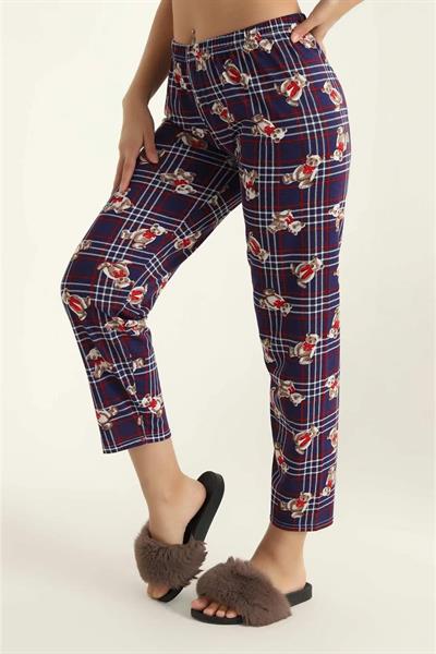 Ekose Ayıcıklı Pijama Altı