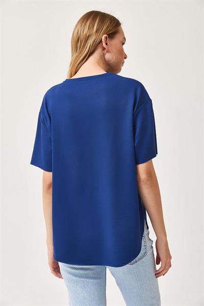 Eteği Oval Modal Tshirt