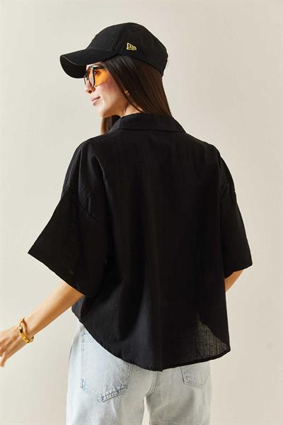 Fakir Kol Çift Cep Gömlek