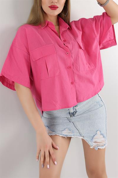 Fakir Kol Çift Cep Gömlek