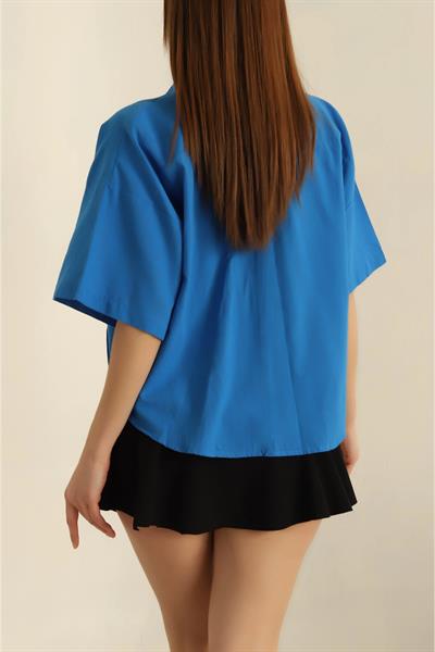 Fakir Kol Çift Cep Gömlek