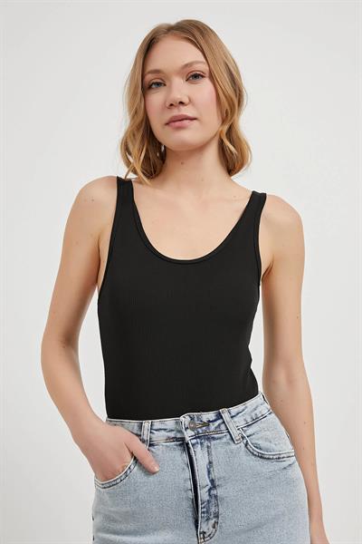 Fitilli Göğüs Destekli Bodysuit