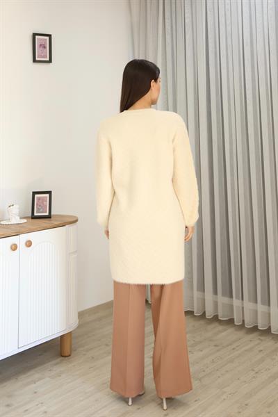 Göğsü Taşlı Yumoş Tunik