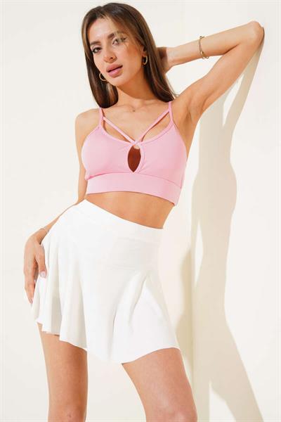 Göğüs Dekolteli İp Askılı Büstiyer