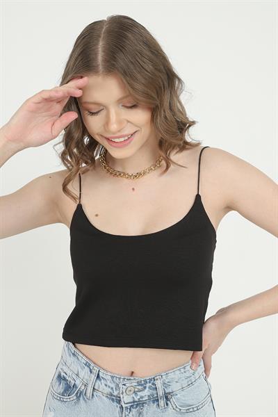 İp Askılı Crop Atlet