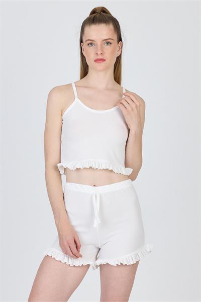 Altı Fır Fırlı Bluz Takım