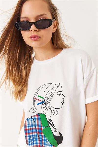 Kadın Baskılı Tshirt