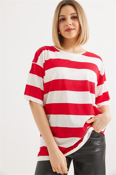Kalın Çizgili Tshirt