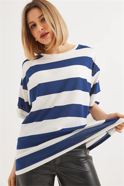 Kalın Çizgili Tshirt