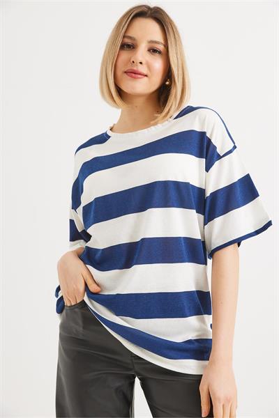 Kalın Çizgili Tshirt