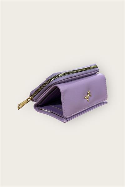 Kapaklı Fermuarlı Cüzdan