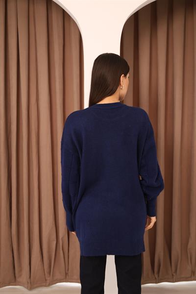 Kare Desen Triko Tunik
