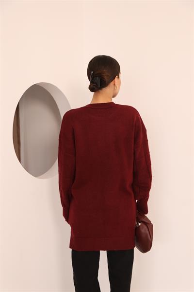 Kare Desen Triko Tunik