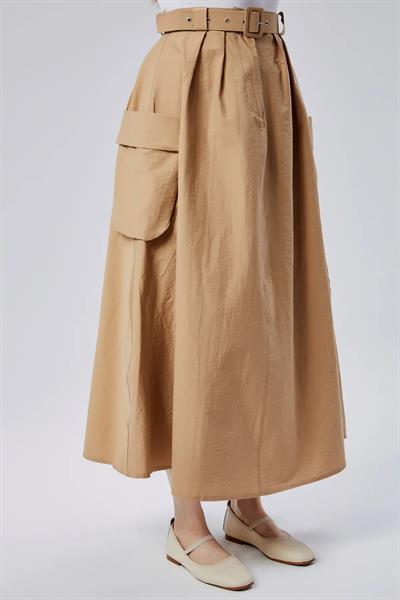 Kargo Cep Kemerli Etek