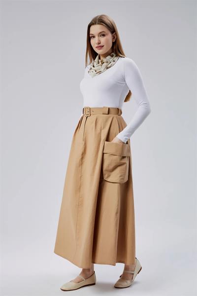 Kargo Cep Kemerli Etek