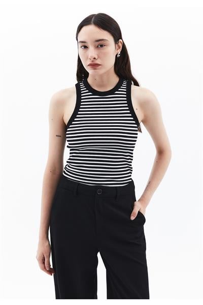 Kaşkorse Kumaş Halter Yaka Atlet