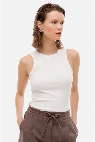 Kaşkorse Kumaş Halter Yaka Atlet