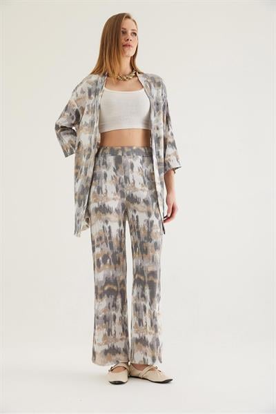 Kimono Pantolon İkili Takım