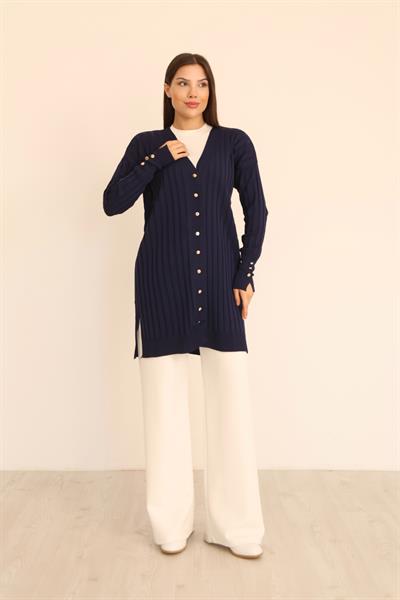 KOLU DÜĞMELİ FİTİLLİ HIRKA