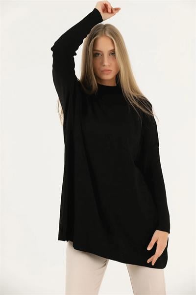 Kolu Fitilli Triko Tunik