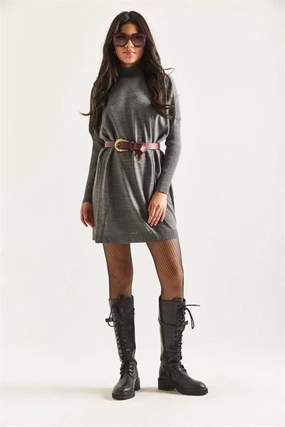 Kolu Fitilli Triko Tunik