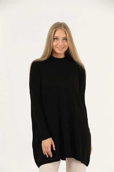 Kolu Fitilli Triko Tunik