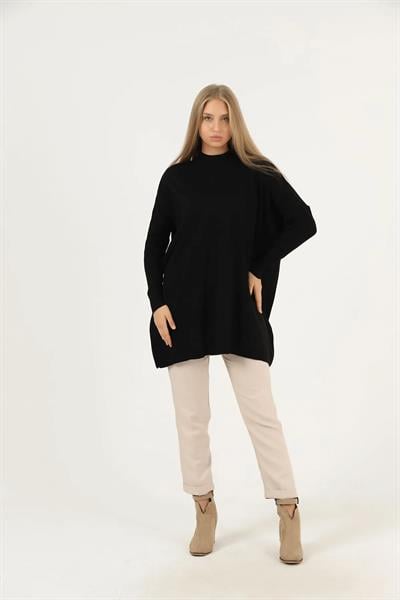 Kolu Fitilli Triko Tunik