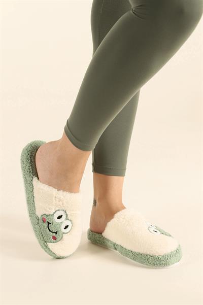 Kurbağalı Ev Terliği