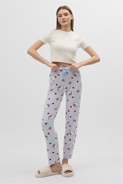 Milan Kumaş Hello Kitty Baskılı Pijama Altı