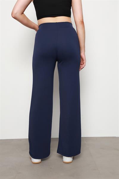 Modal Çimalı Bol Paça Pantolon