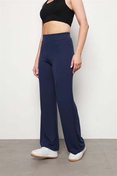 Modal Çimalı Bol Paça Pantolon