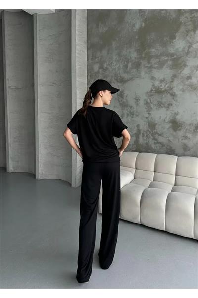 Modal Tshirt Pantolon İkili Takım