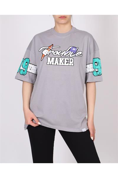 Ön Arka Baskı İki Ip Tshirt