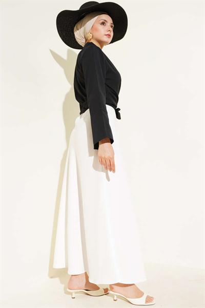 Önden Bağlamalı Kısa Gömlek