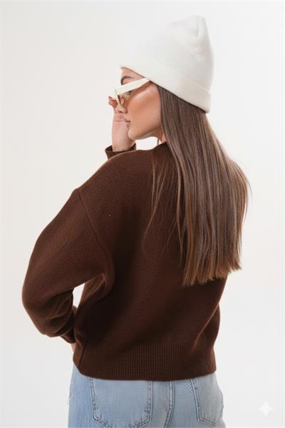 Önü Bağcık Detaylı Triko Örme Hırka