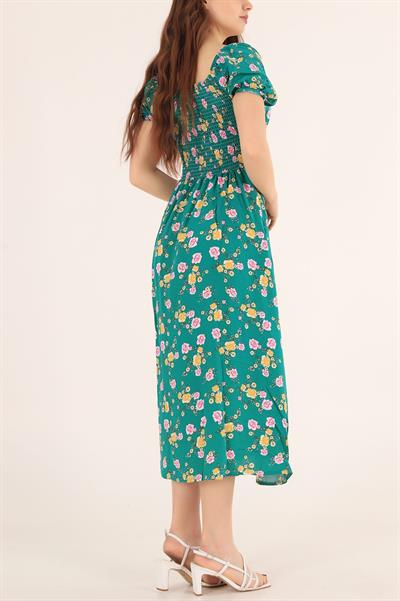 Önü Bağcıklı Arkası Gipeli ELbise