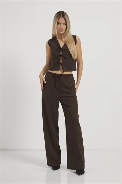 Önü Bağlamalı Astarlı Yelek