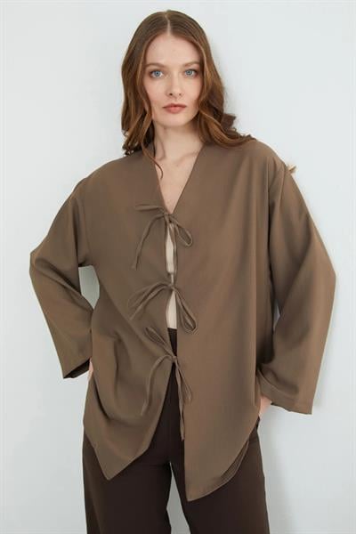 Önü Bağlamalı Salaş Kimono