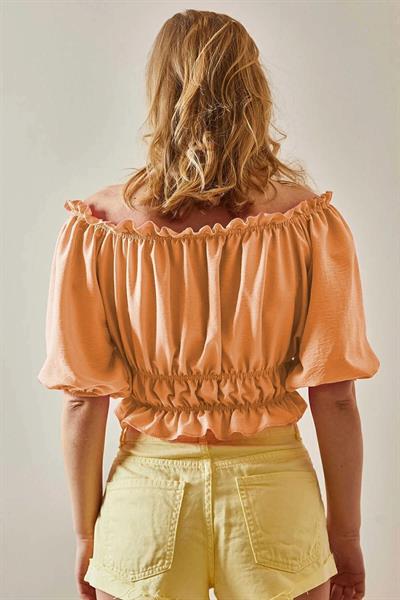 Önü Büzgülü Bluz