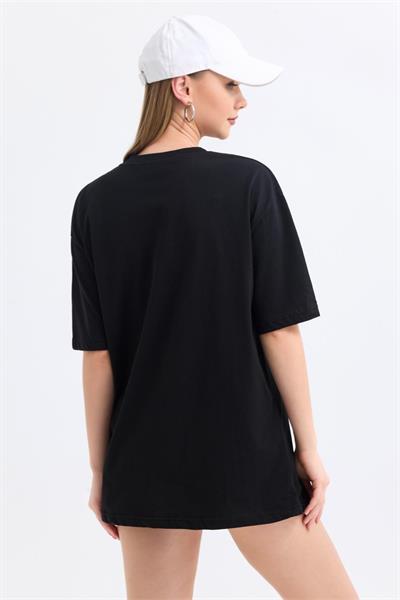 Önü Sunpo Chocola Baskılı Tshirt