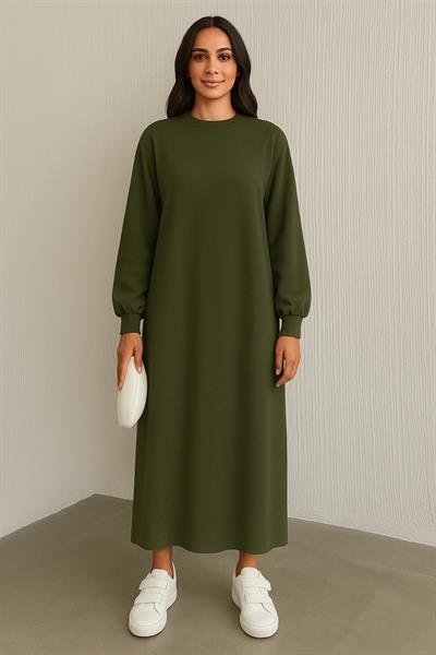Örme Kumaş Basic Elbise
