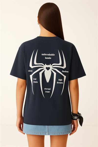 Örümcek Baskılı Tshirt