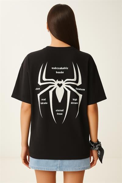 Örümcek Baskılı Tshirt