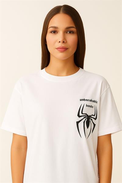 Örümcek Baskılı Tshirt