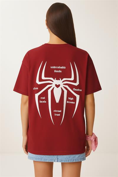 Örümcek Baskılı Tshirt