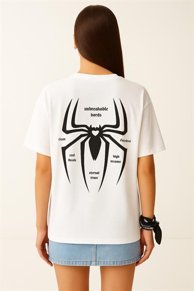 Örümcek Baskılı Tshirt