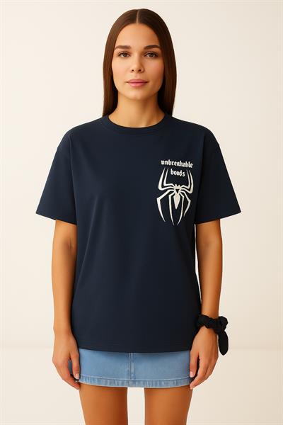 Örümcek Baskılı Tshirt