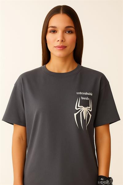 Örümcek Baskılı Tshirt