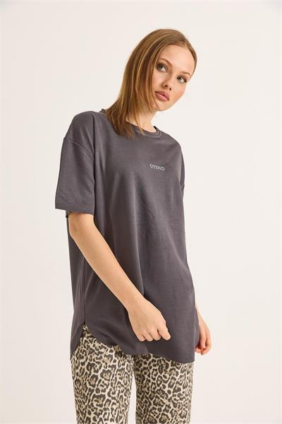 Oval Kesim Baskılı Oyhso Tshirt